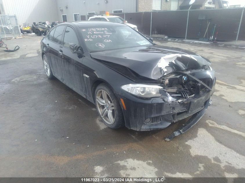 2013 BMW 5 Series VIN: WBAFU7C52DDU73117 Lot: 11967023