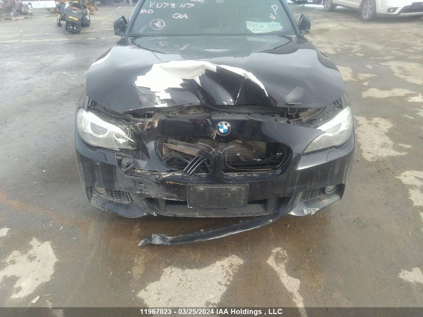 2013 BMW 5 Series VIN: WBAFU7C52DDU73117 Lot: 11967023