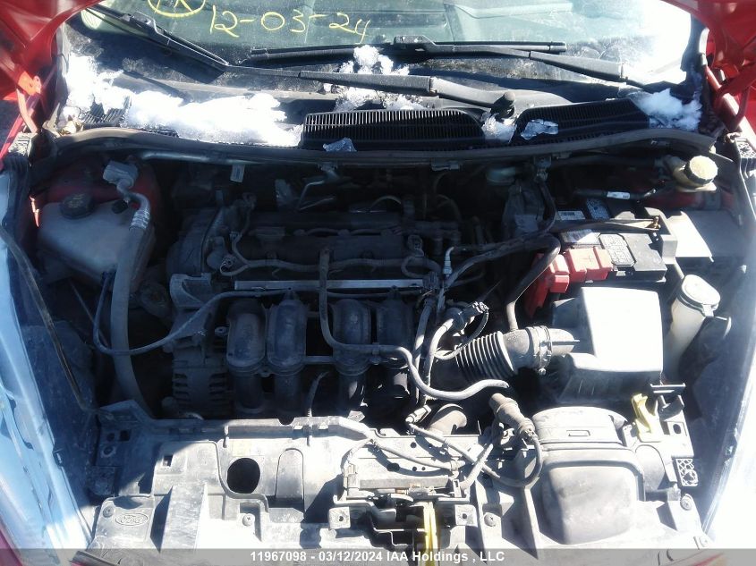 2014 Ford Fiesta VIN: 3FADP4BJ1EM237858 Lot: 11967098