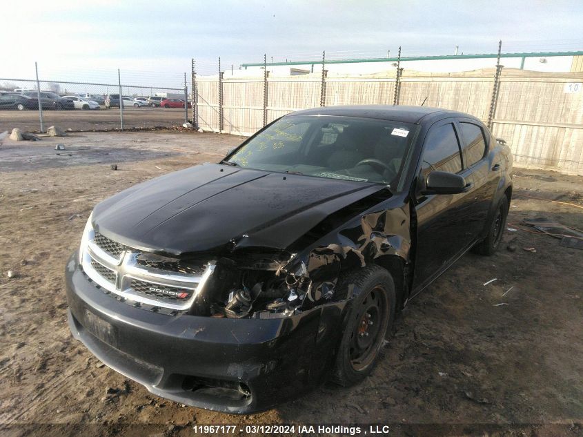 2012 Dodge Avenger Sxt VIN: 1C3CDZCB7CN239964 Lot: 11967177