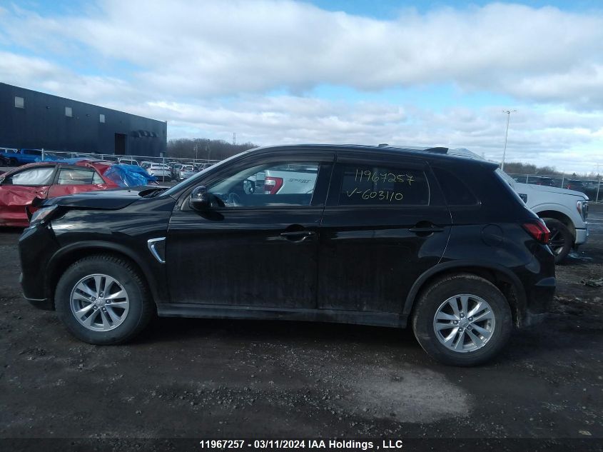 2021 Mitsubishi Rvr Es/Se VIN: JA4AHUAU9MU603110 Lot: 11967257