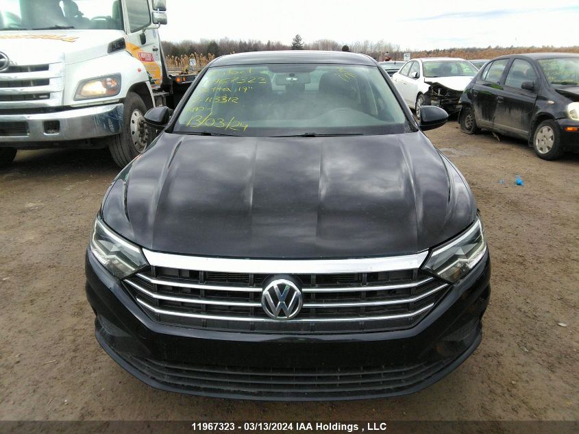 2019 Volkswagen Jetta VIN: 3VWC57BU6KM113312 Lot: 11967323