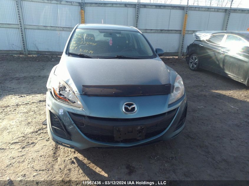 2010 Mazda 3 I VIN: JM1BL1HF7A1275908 Lot: 11967436