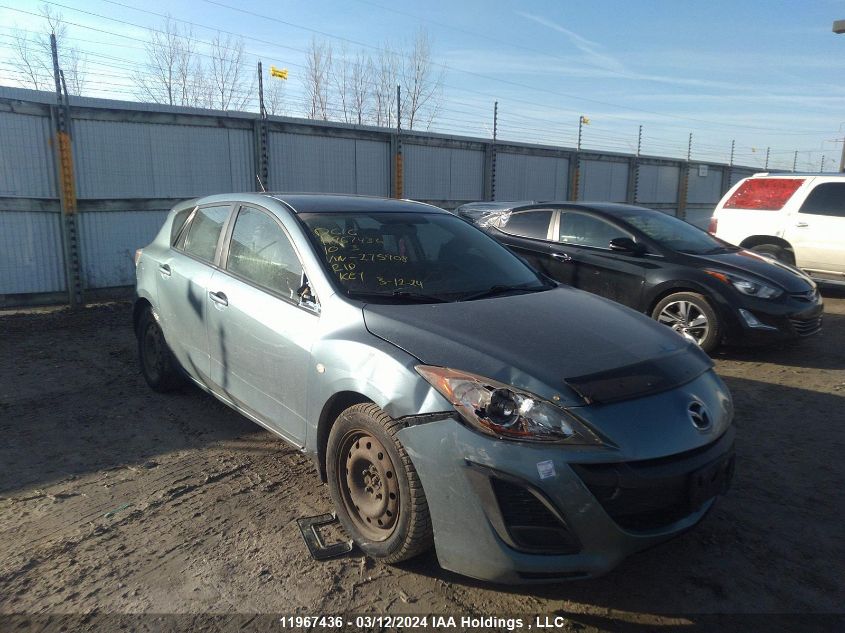 2010 Mazda 3 I VIN: JM1BL1HF7A1275908 Lot: 11967436