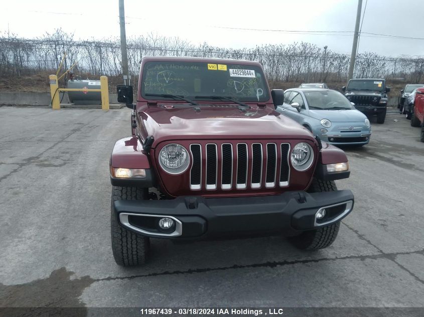 2022 Jeep Wrangler Unlimited Sahara VIN: 1C4HJXENXNW116033 Lot: 11967439