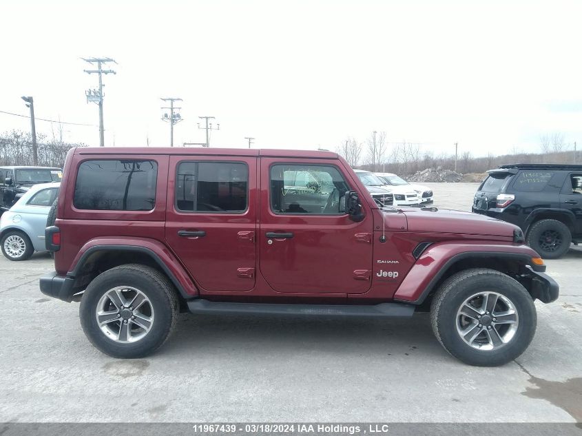 2022 Jeep Wrangler Unlimited Sahara VIN: 1C4HJXENXNW116033 Lot: 11967439