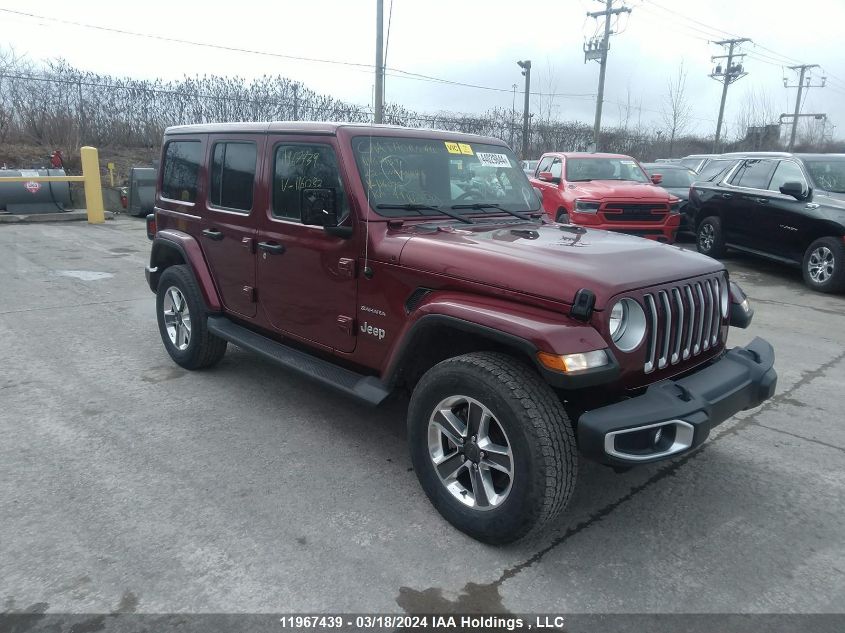 2022 Jeep Wrangler Unlimited Sahara VIN: 1C4HJXENXNW116033 Lot: 11967439