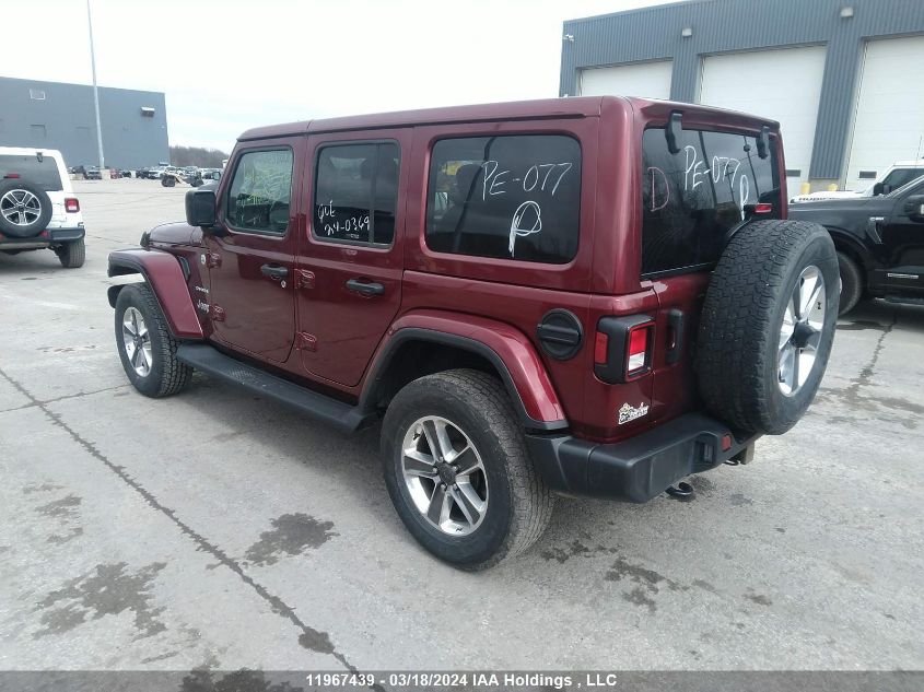 2022 Jeep Wrangler Unlimited Sahara VIN: 1C4HJXENXNW116033 Lot: 11967439