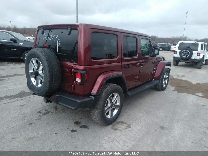 2022 Jeep Wrangler Unlimited Sahara VIN: 1C4HJXENXNW116033 Lot: 11967439