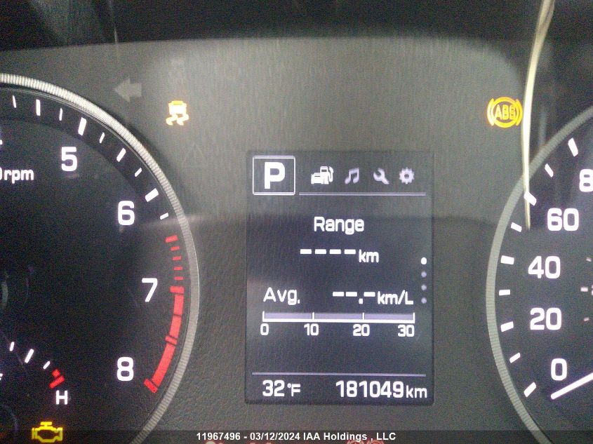 2017 Hyundai Tucson Limited/Sport And Eco/Se VIN: KM8J3CA26HU319710 Lot: 11967496