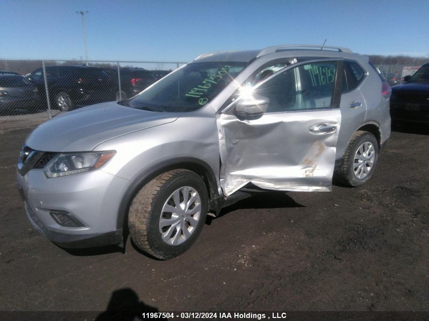 2016 Nissan Rogue VIN: 5N1AT2MV0GC777568 Lot: 11967504