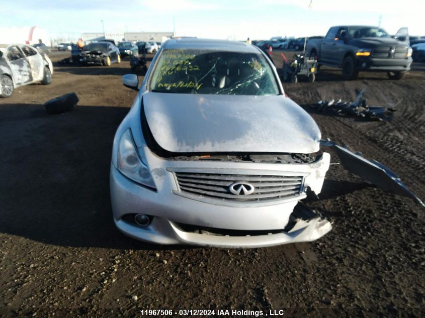 2012 Infiniti G37X VIN: JN1CV6AR3CM676232 Lot: 11967506