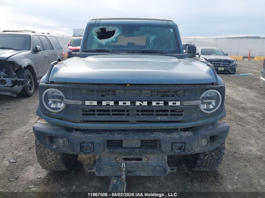 2022 Ford Bronco Black Diamond VIN: 1FMEE5DH5NLB17658 Lot: 11967508