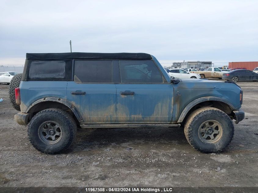 2022 Ford Bronco Black Diamond VIN: 1FMEE5DH5NLB17658 Lot: 11967508