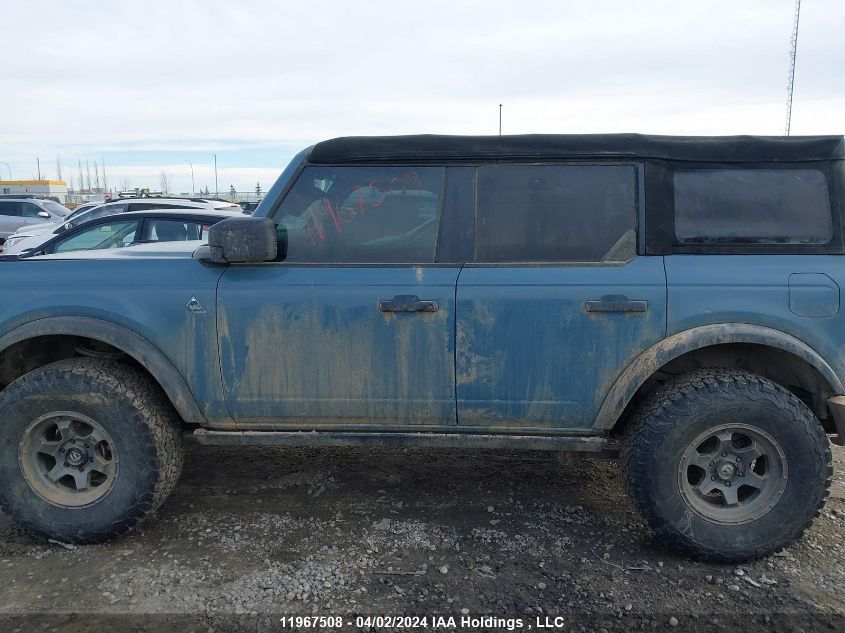 2022 Ford Bronco Black Diamond VIN: 1FMEE5DH5NLB17658 Lot: 11967508