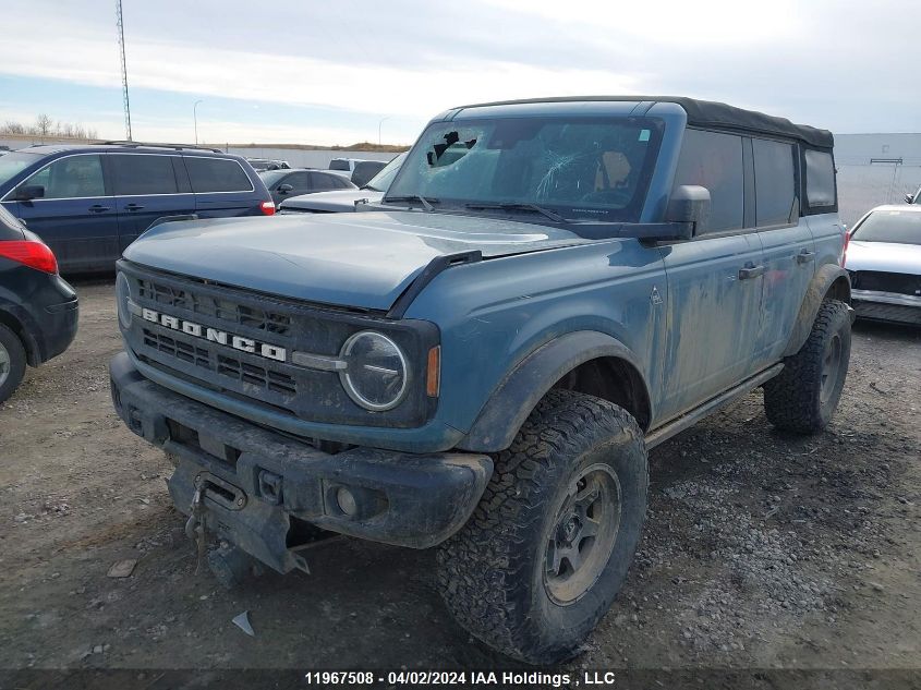 2022 Ford Bronco Black Diamond VIN: 1FMEE5DH5NLB17658 Lot: 11967508