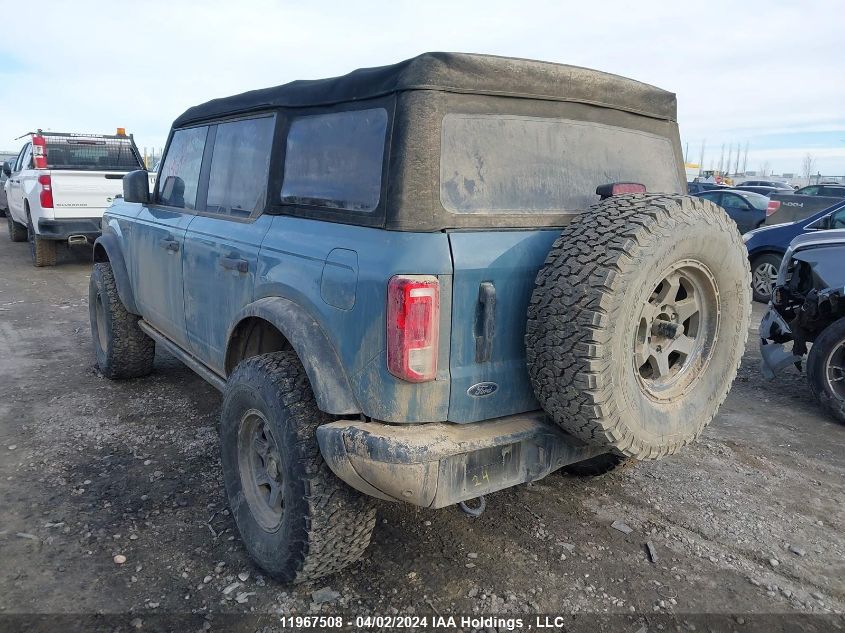 2022 Ford Bronco Black Diamond VIN: 1FMEE5DH5NLB17658 Lot: 11967508