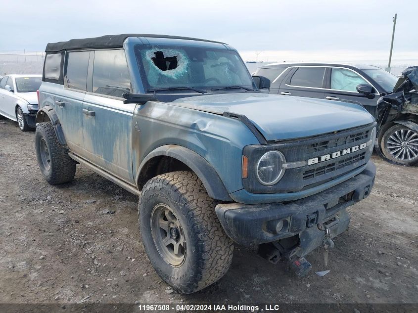 2022 Ford Bronco Black Diamond VIN: 1FMEE5DH5NLB17658 Lot: 11967508