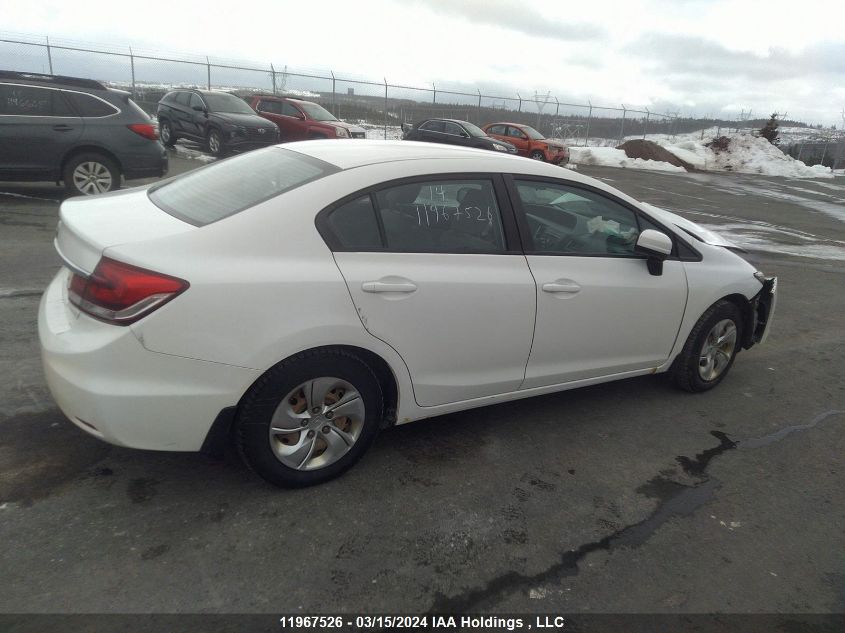 2014 Honda Civic Sedan VIN: 2HGFB2F4XEH026474 Lot: 11967526