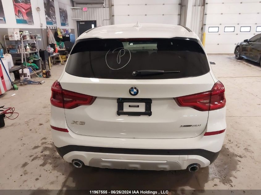 2021 BMW X3 3.0I VIN: 5UXTY5C0XM9E42320 Lot: 11967555