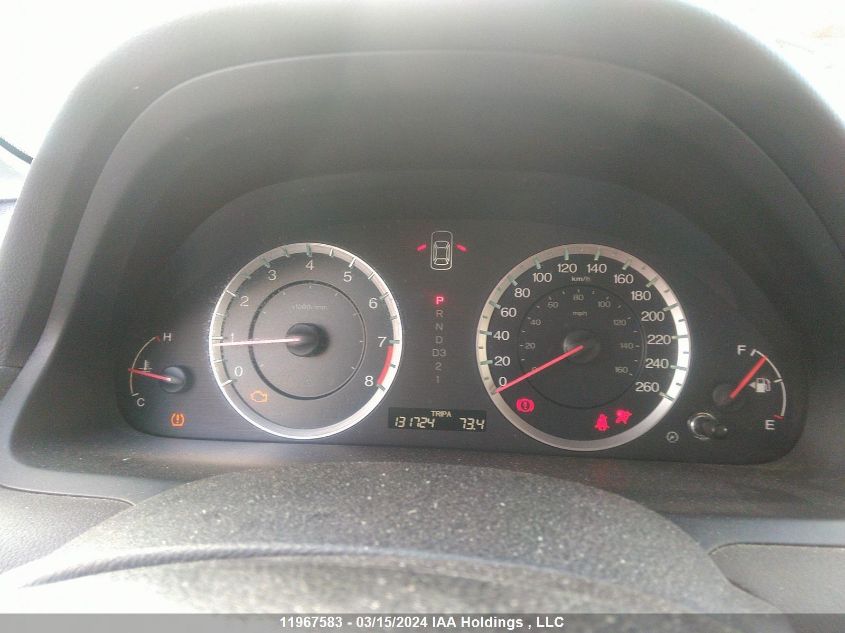 2010 Honda Accord Ex VIN: 1HGCP2F75AA803134 Lot: 11967583