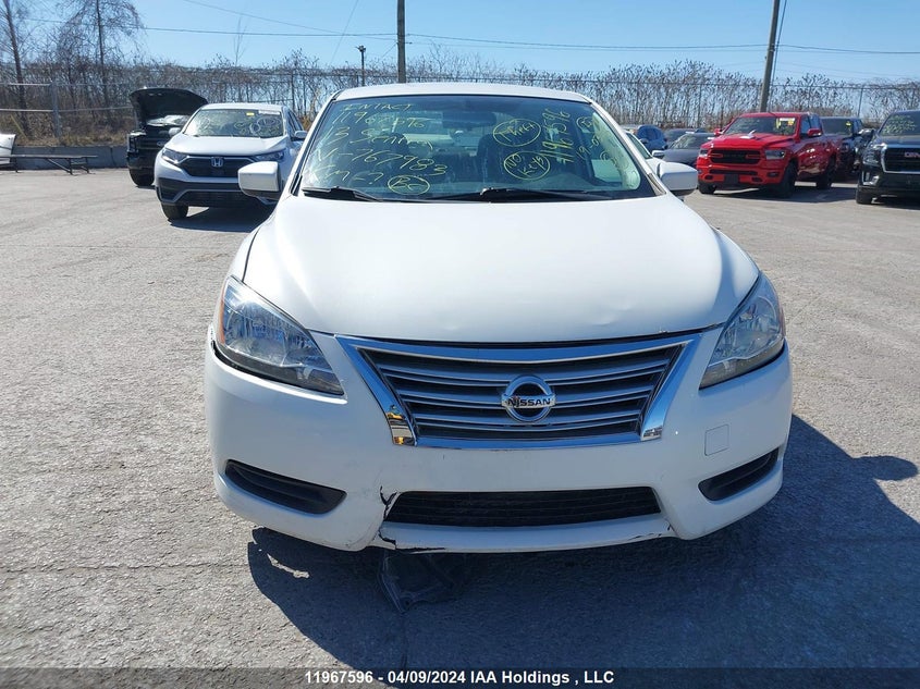 2013 Nissan Sentra VIN: 3N1AB7APXDL767983 Lot: 11967596