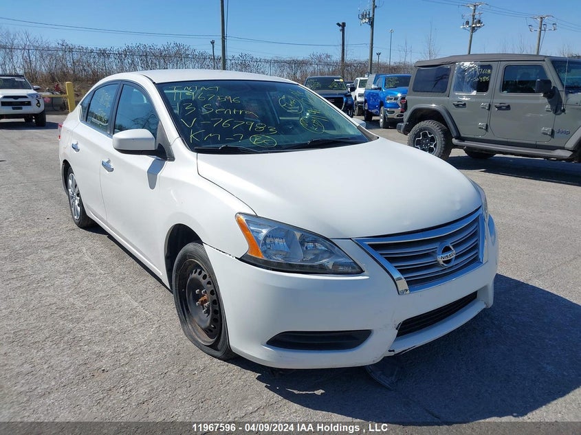 2013 Nissan Sentra VIN: 3N1AB7APXDL767983 Lot: 11967596