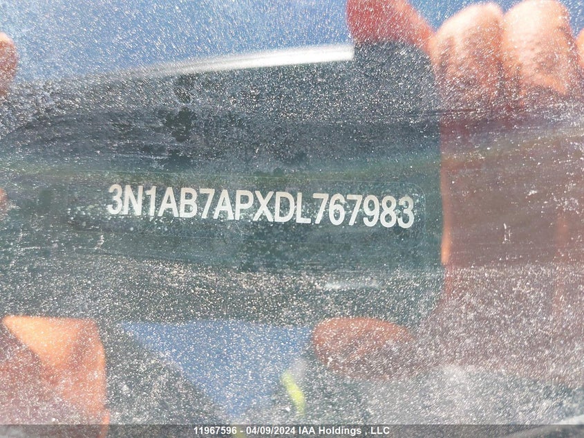 2013 Nissan Sentra VIN: 3N1AB7APXDL767983 Lot: 11967596