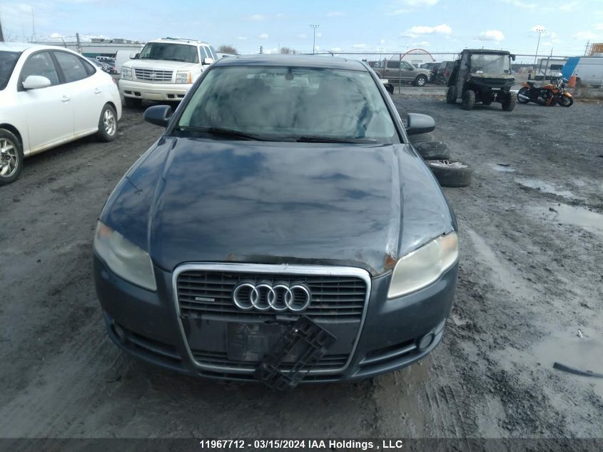 2008 Audi A4 2.0T Quattro VIN: WAUDF68E78A014788 Lot: 11967712
