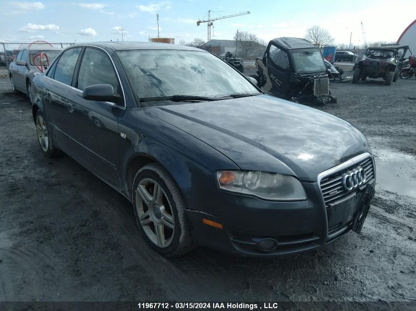 2008 Audi A4 2.0T Quattro VIN: WAUDF68E78A014788 Lot: 11967712
