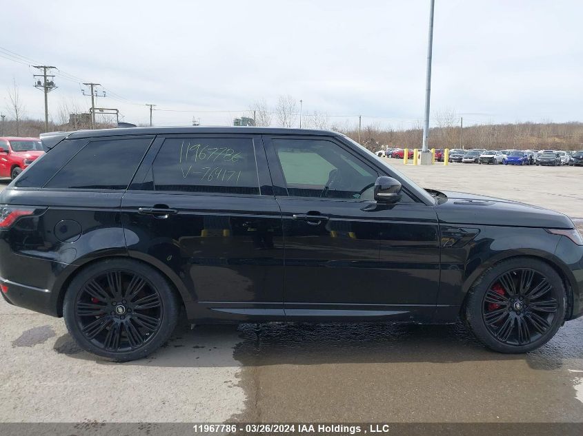 2021 Land Rover Range Rover Sport VIN: SALWR2SE2MA764171 Lot: 11967786