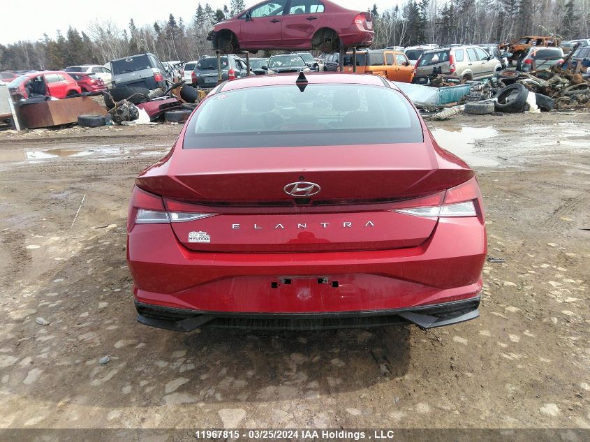 2022 Hyundai Elantra Sel VIN: KMHLM4AG5NU307907 Lot: 11967815