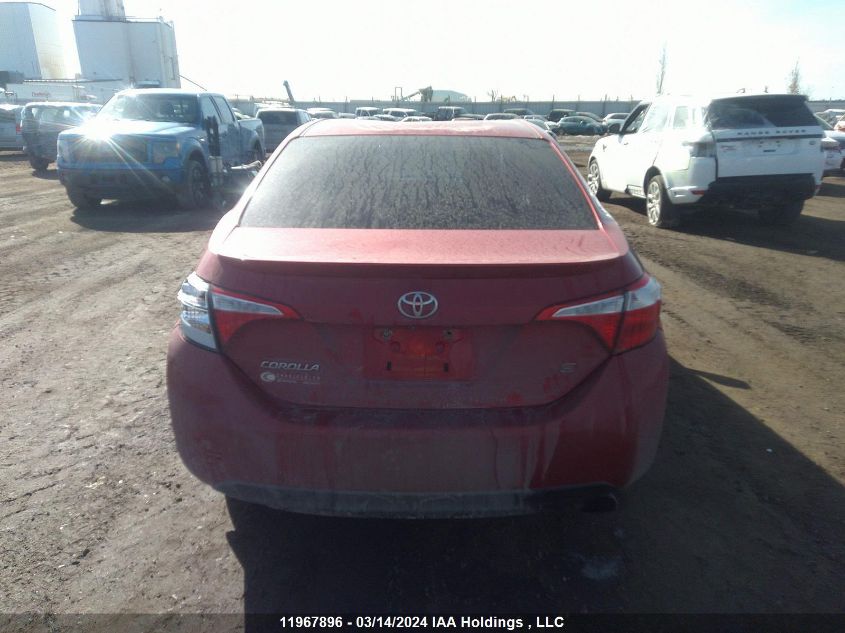 2015 Toyota Corolla Le VIN: 2T1BURHE7FC287286 Lot: 51068374