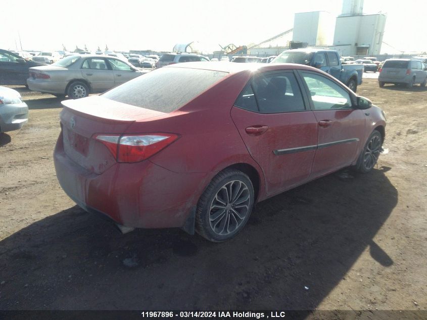 2015 Toyota Corolla Le VIN: 2T1BURHE7FC287286 Lot: 51068374