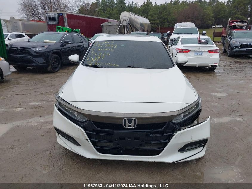 2018 Honda Accord VIN: 1HGCV1F35JA812266 Lot: 11967933