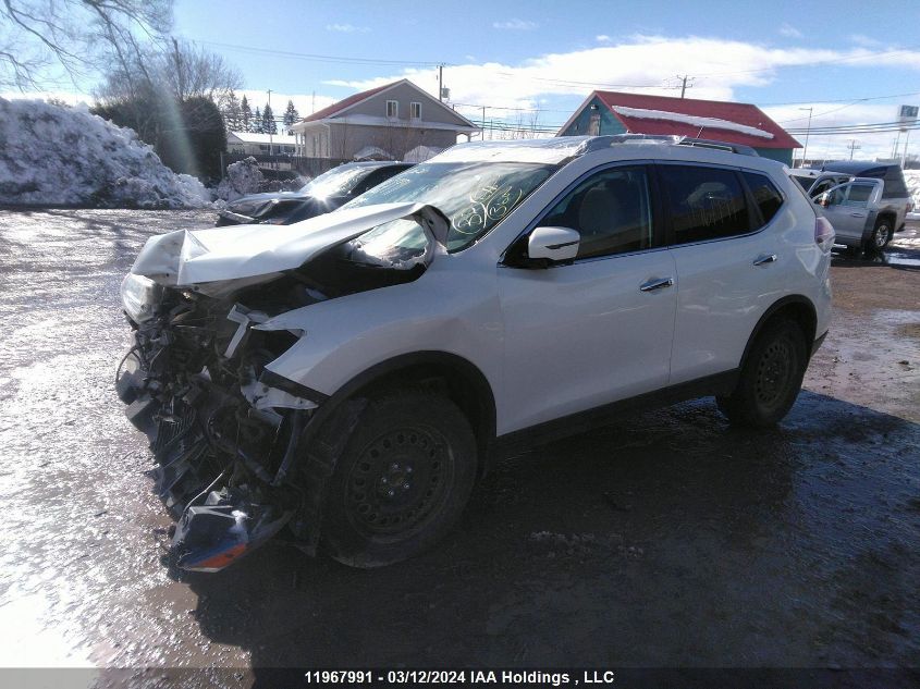 2016 Nissan Rogue S/Sl/Sv VIN: 5N1AT2MV4GC831308 Lot: 37151754