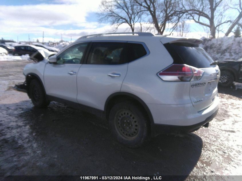 2016 Nissan Rogue S/Sl/Sv VIN: 5N1AT2MV4GC831308 Lot: 37151754