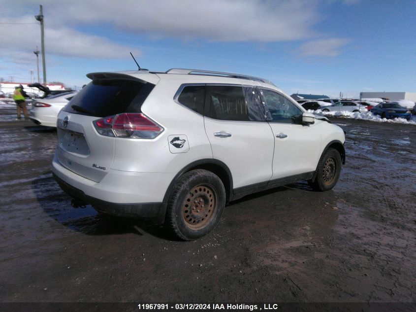 2016 Nissan Rogue S/Sl/Sv VIN: 5N1AT2MV4GC831308 Lot: 37151754