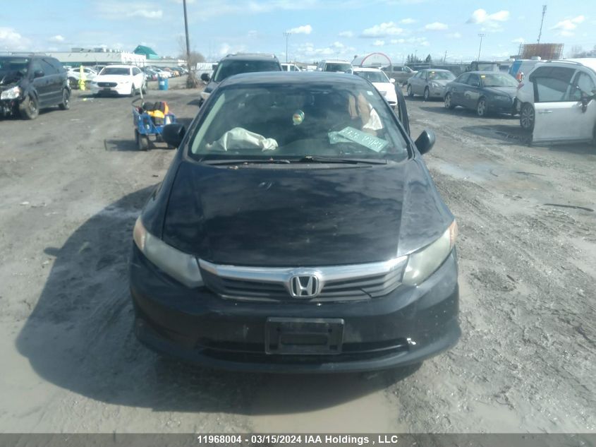 2012 Honda Civic Sdn VIN: 2HGFB2F4XCH104958 Lot: 38074904