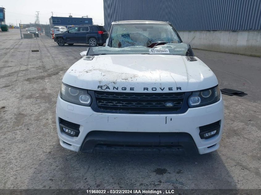 2016 Land Rover Range Rover Sport Hst VIN: SALWS2VF3GA569614 Lot: 11968022