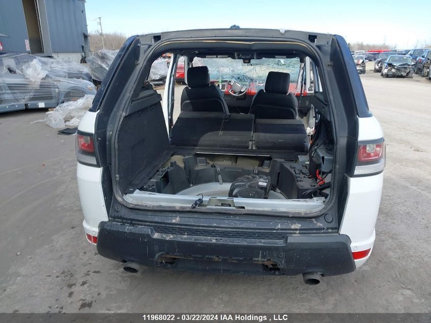 2016 Land Rover Range Rover Sport Hst VIN: SALWS2VF3GA569614 Lot: 11968022