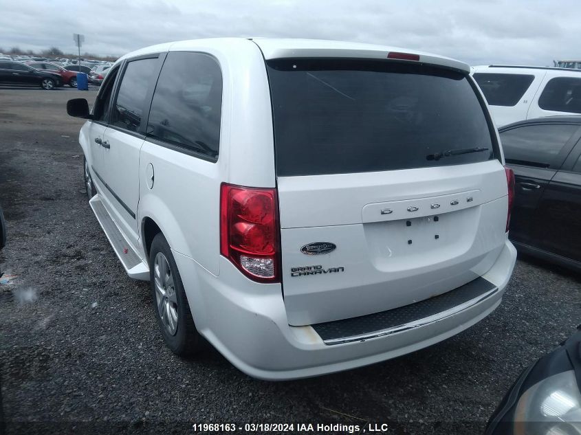 2014 Dodge Grand Caravan Se VIN: 2C4RDGBG5ER219807 Lot: 11968163