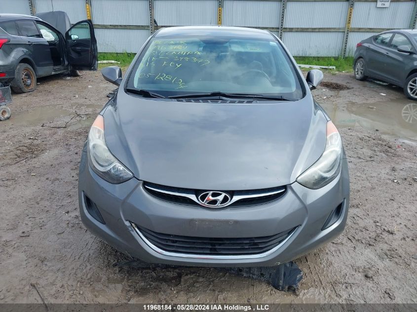 2013 Hyundai Elantra VIN: 5NPDH4AE2DH395397 Lot: 11968184