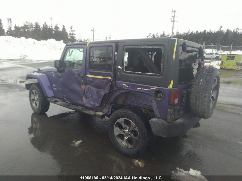 2017 Jeep Wrangler Unlimited Sahara VIN: 1C4BJWEG9HL695412 Lot: 11968186