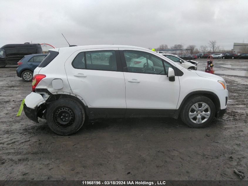 2015 Chevrolet Trax VIN: 3GNCJKSB5FL192765 Lot: 11968196