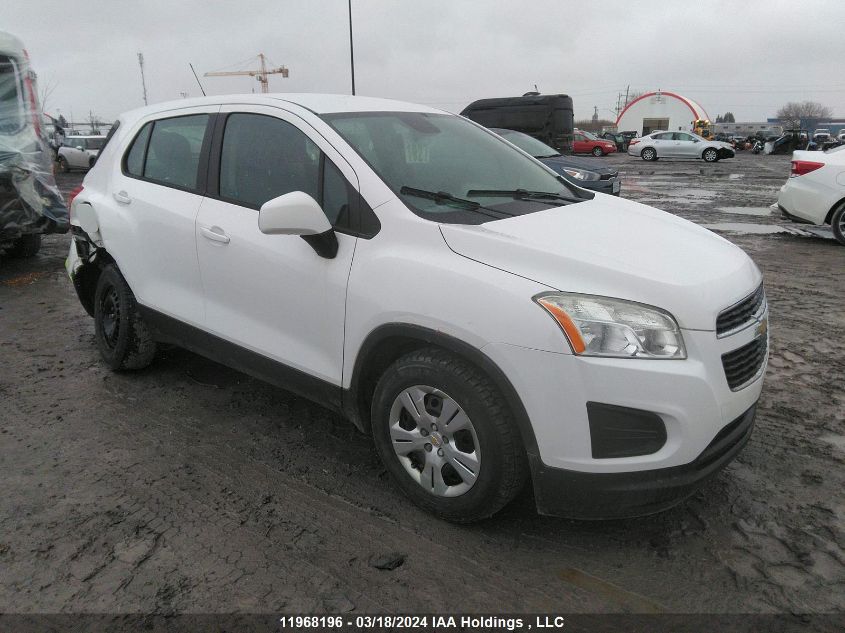 2015 Chevrolet Trax VIN: 3GNCJKSB5FL192765 Lot: 11968196