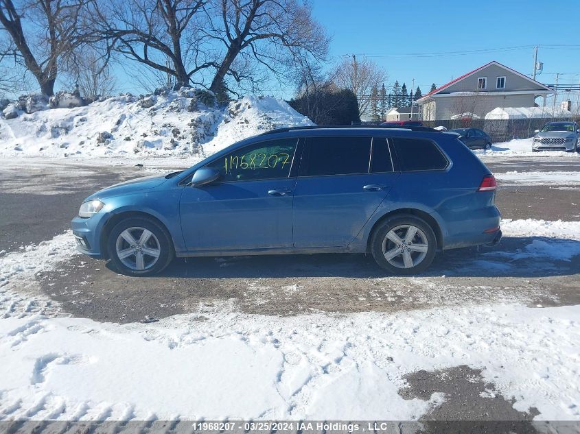 2019 Volkswagen Golf Sportwagen VIN: 3VW117AU4KM521652 Lot: 11968207