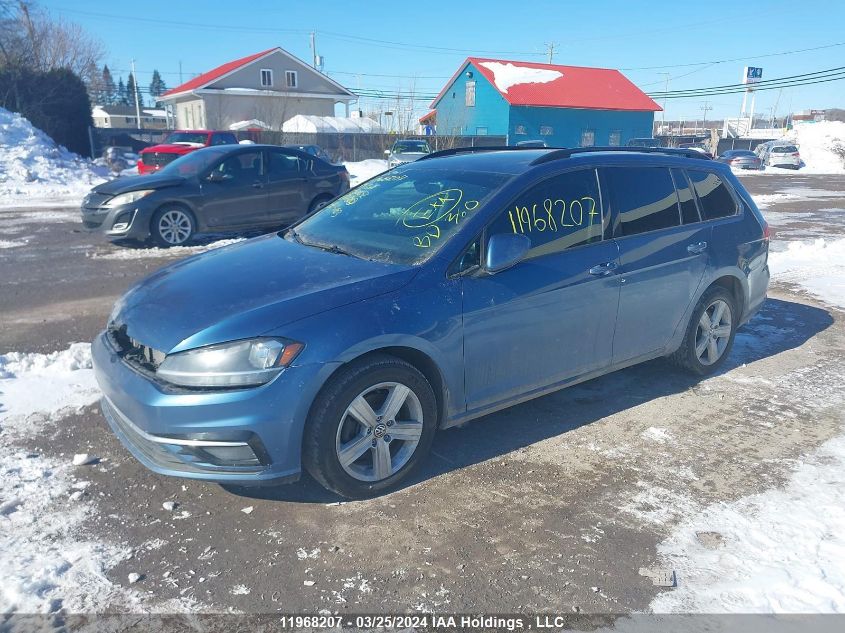 2019 Volkswagen Golf Sportwagen VIN: 3VW117AU4KM521652 Lot: 11968207