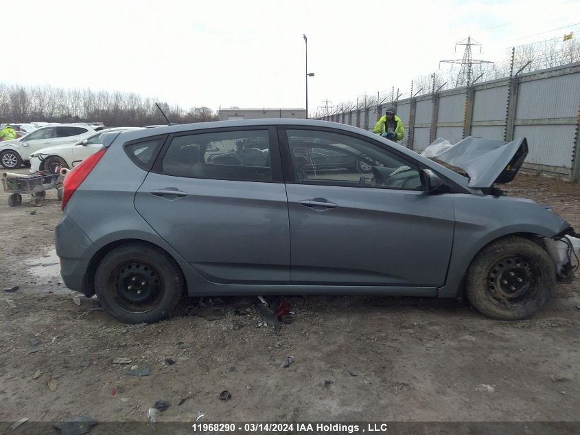 2017 Hyundai Accent Se VIN: KMHCT5AE5HU357055 Lot: 11968290