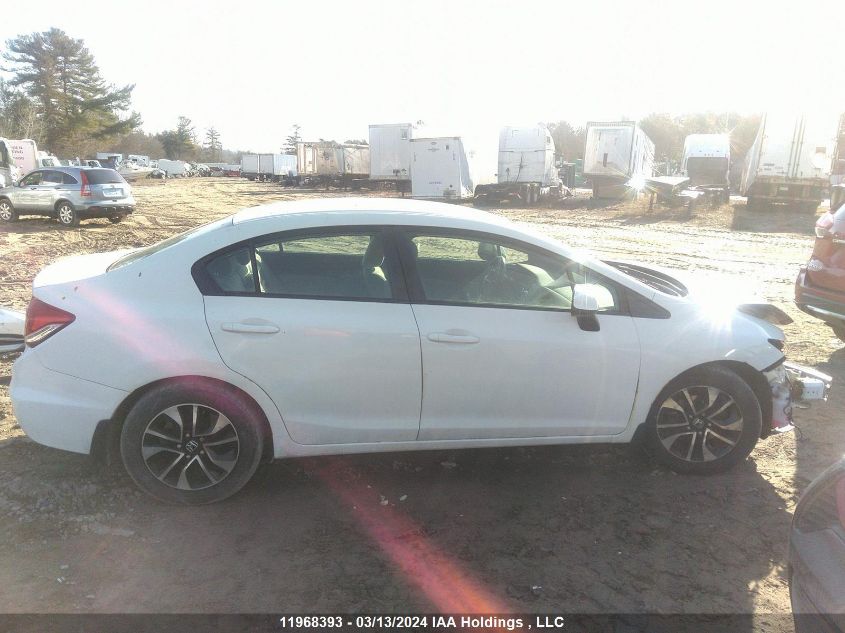 2013 Honda Civic Sdn VIN: 2HGFB2F43DH029862 Lot: 11968393